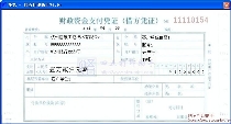 财政资金支付凭证(借方凭证)